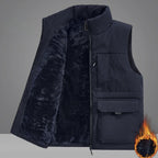 Miro - Fleece Winterweste mit vielen Taschen