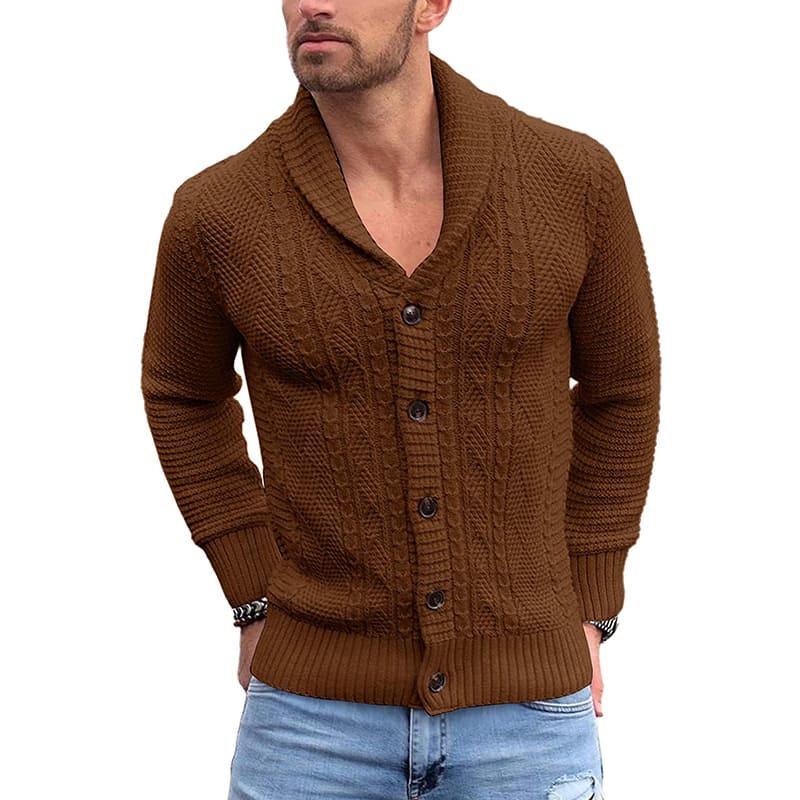Milan Gestrickte Herren-Strickjacke