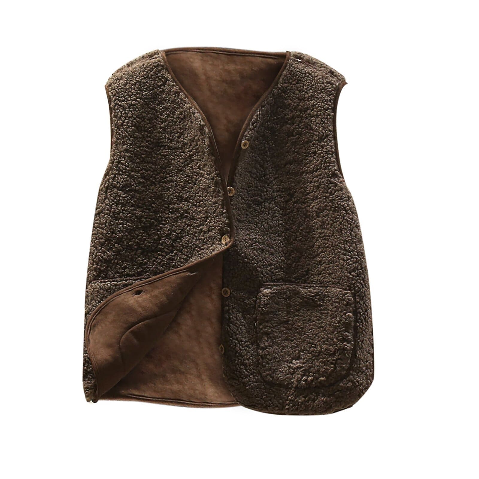 Frauen Teddy kuschelige Fleece Weste