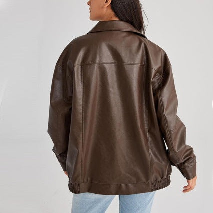 Dana Damen Loose Lederjacke