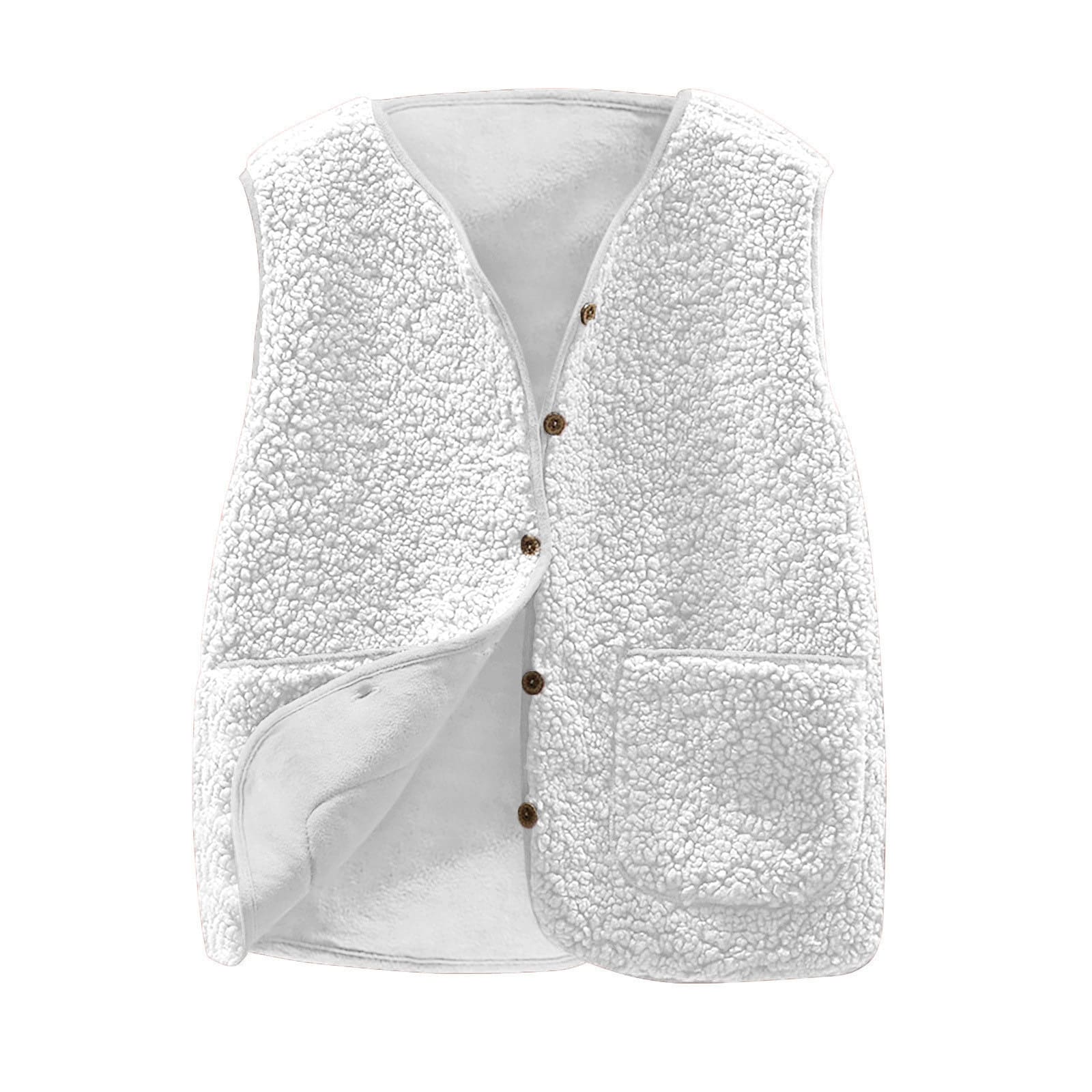 Frauen Teddy kuschelige Fleece Weste