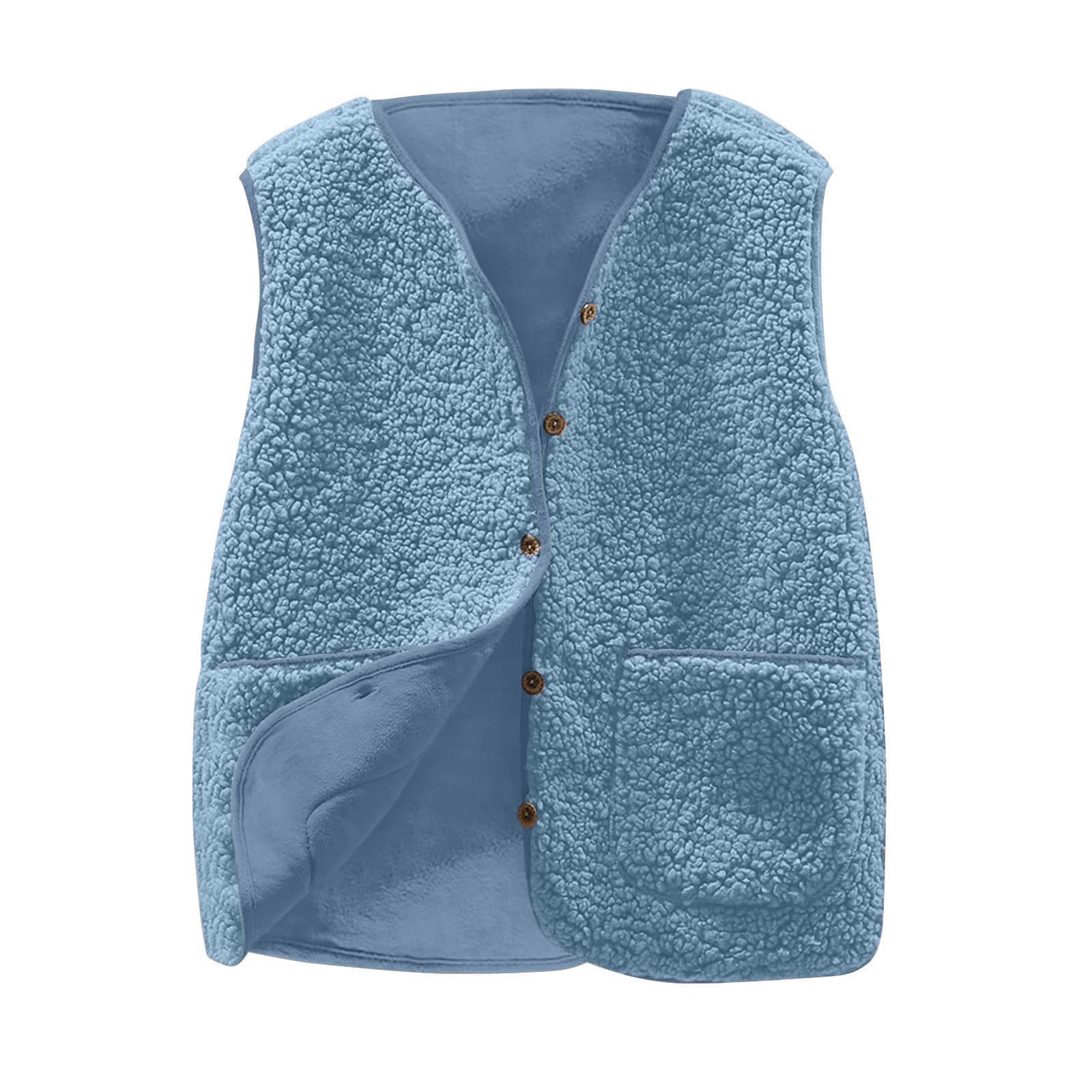 Frauen Teddy kuschelige Fleece Weste