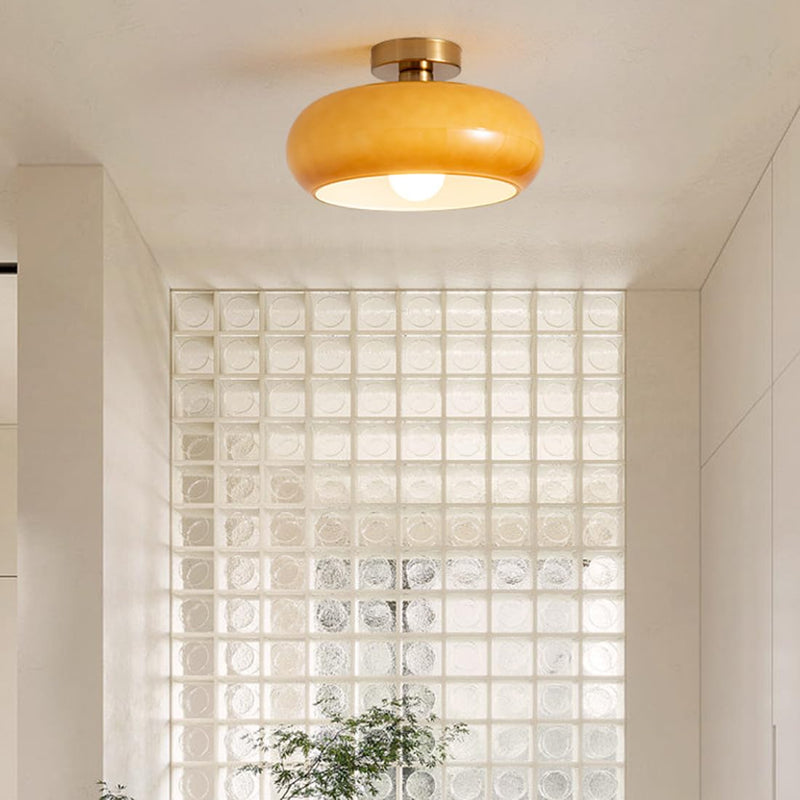 Livia Vintage Glas-Deckenleuchte