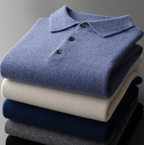 Bequemer Winter Woll-Polo-Sweater