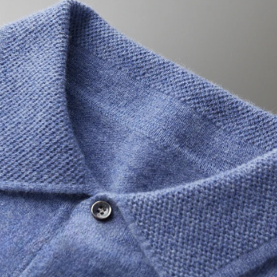 Bequemer Winter Woll-Polo-Sweater
