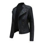 Carmi Chic Lederjacke mit Reißverschluss
