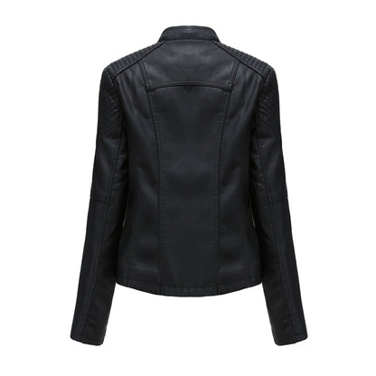 Carmi Chic Lederjacke mit Reißverschluss