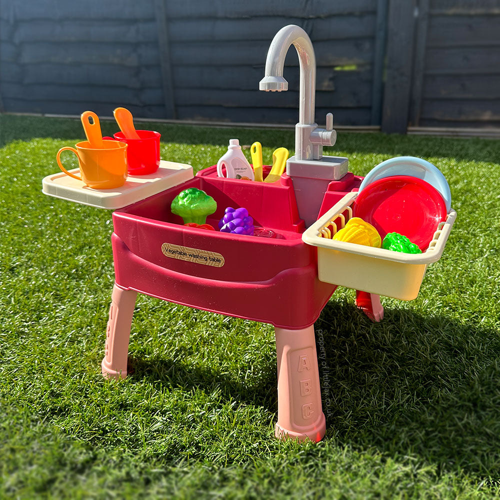 Stehendes Waschbecken für Kinder drinnen/draußen