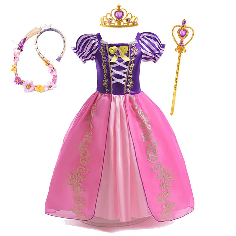 Kinder Disney Prinzessin Rapunzel Halloween Kleid