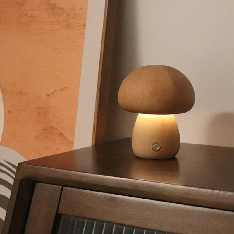 Magische Pilz-Tischlampe
