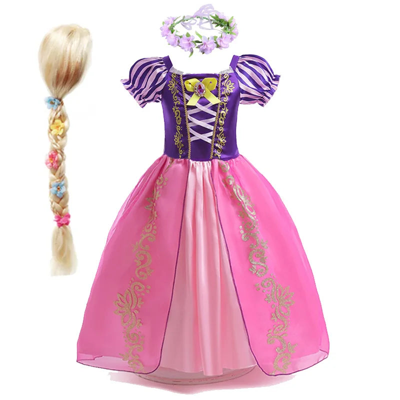 Kinder Disney Prinzessin Rapunzel Halloween Kleid