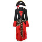 Lady Captain Piraten Halloween Kleid