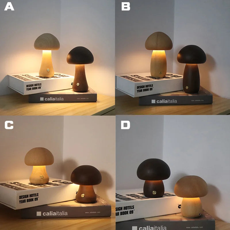 Magische Pilz-Tischlampe