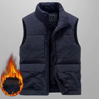 Miro - Fleece Winterweste mit vielen Taschen