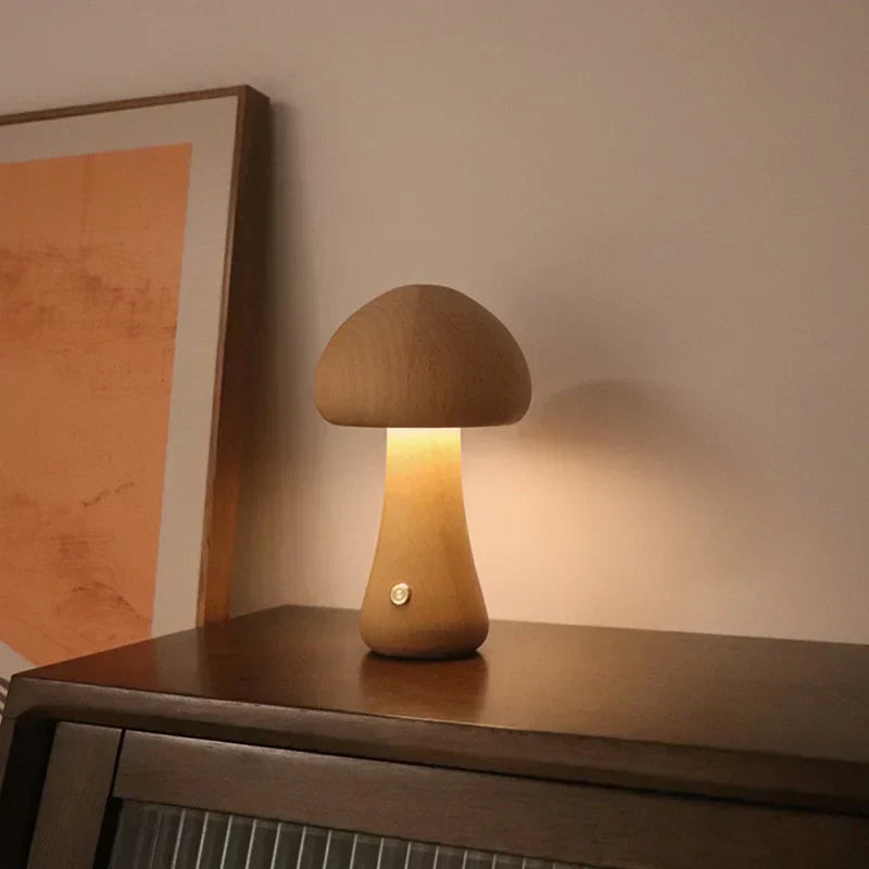 Magische Pilz-Tischlampe