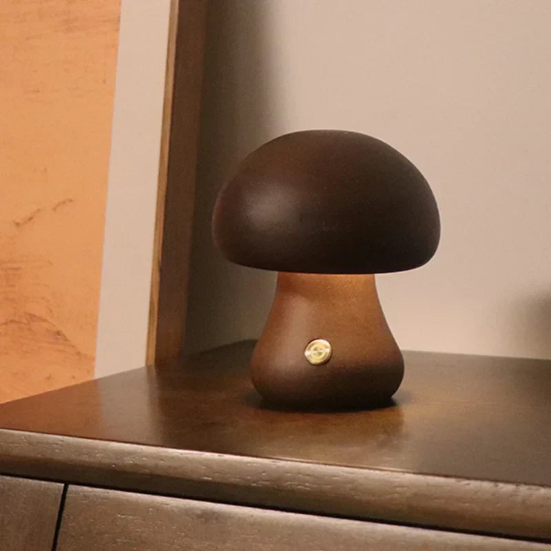 Magische Pilz-Tischlampe
