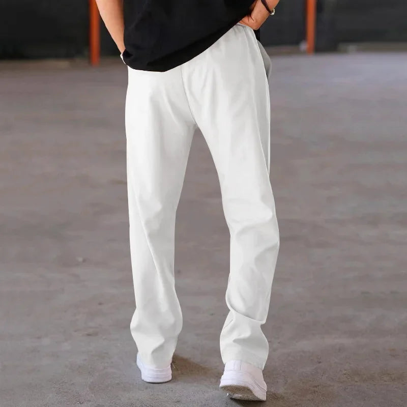Herren weite Stoffhose