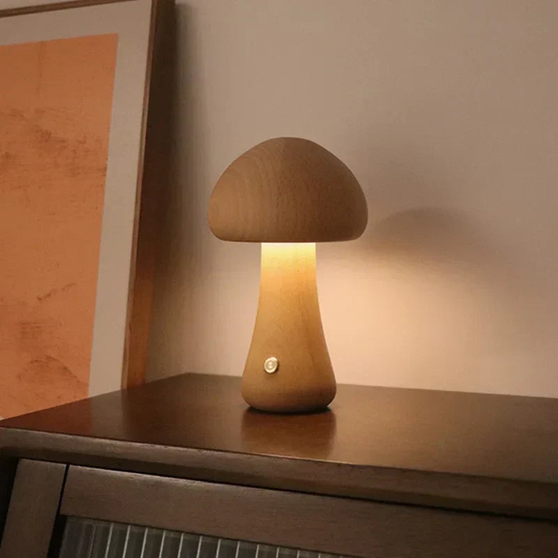 Magische Pilz-Tischlampe