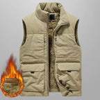 Miro - Fleece Winterweste mit vielen Taschen