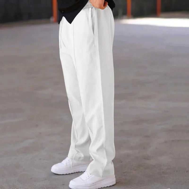 Herren weite Stoffhose