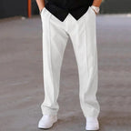 Herren weite Stoffhose