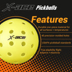 12er Pack Pickleball Bälle