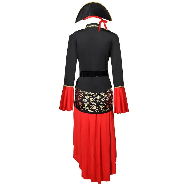 Lady Captain Piraten Halloween Kleid