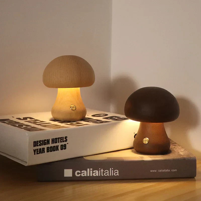 Magische Pilz-Tischlampe