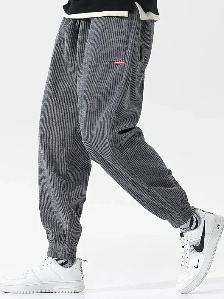 Cord - Japanische Streetwear Jogginghose