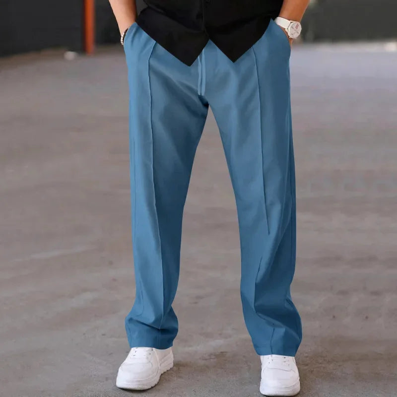 Herren weite Stoffhose
