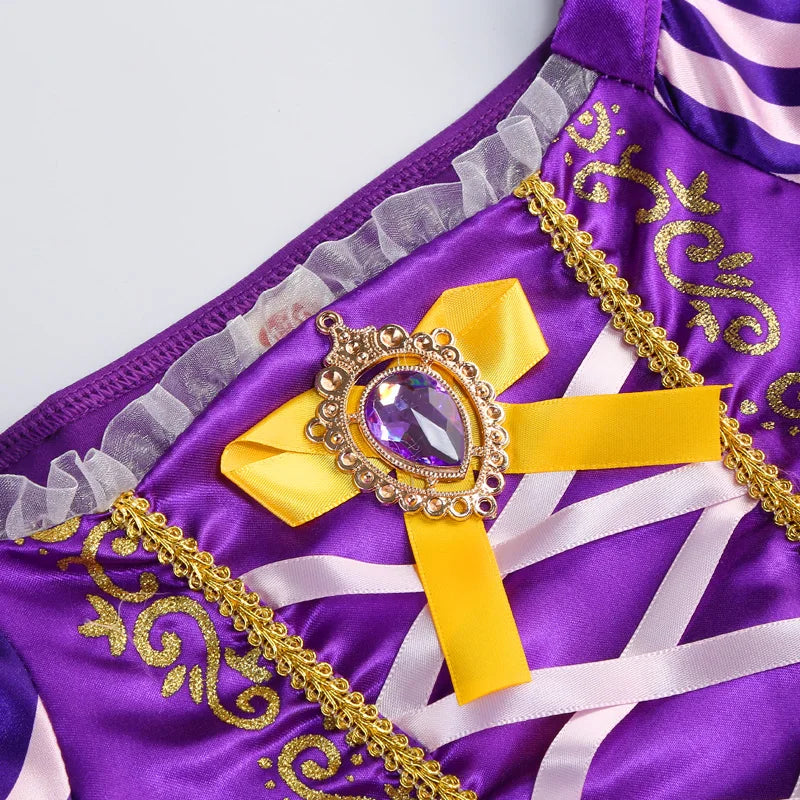 Kinder Disney Prinzessin Rapunzel Halloween Kleid