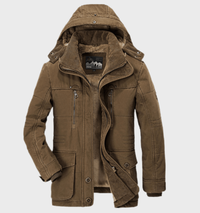 Barna Warme Winter Jacke