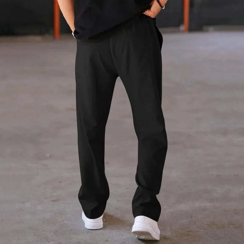 Herren weite Stoffhose