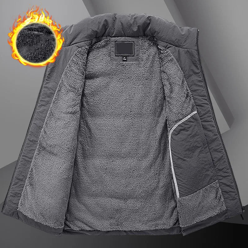 Miro - Fleece Winterweste mit vielen Taschen