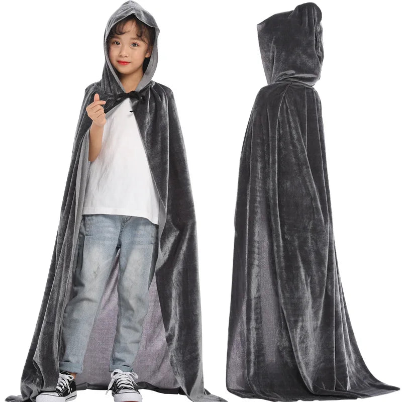 Halloween Kinder Zauberer Hexen Umhang Outfit
