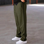 Herren weite Stoffhose
