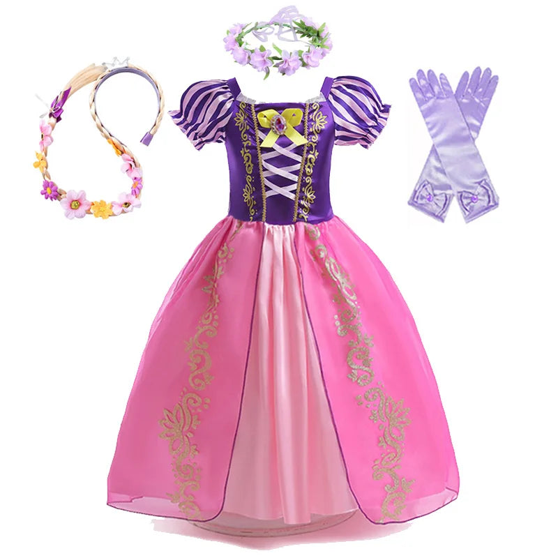 Kinder Disney Prinzessin Rapunzel Halloween Kleid