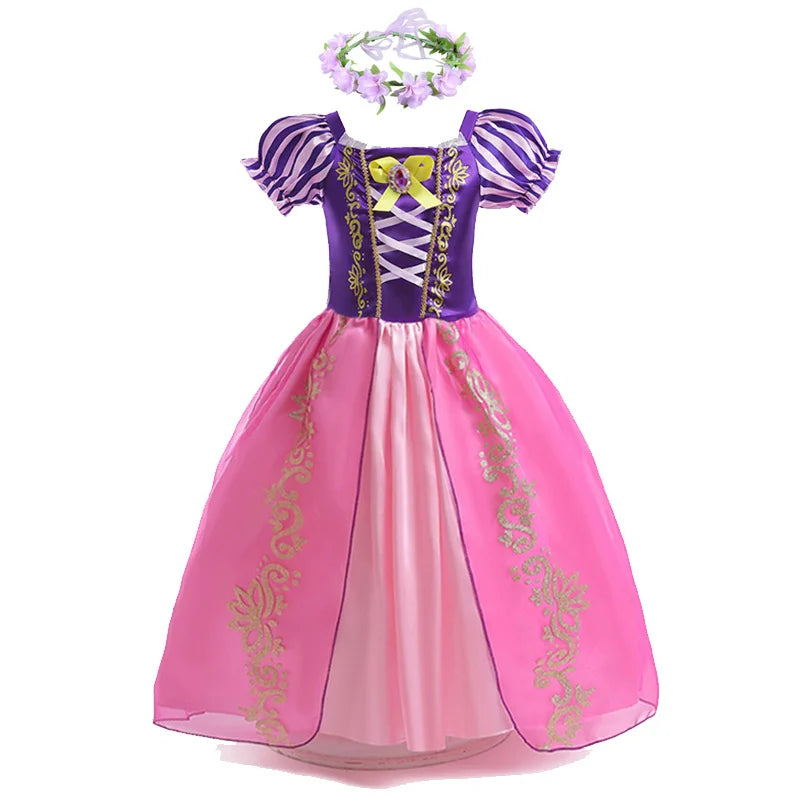 Kinder Disney Prinzessin Rapunzel Halloween Kleid