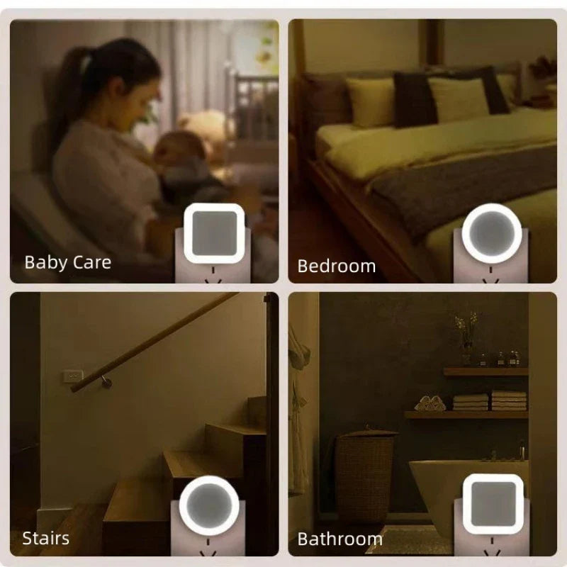 LED Steckdosenlampe, warmes Licht für Kinderzimmer und Schlafzimmer