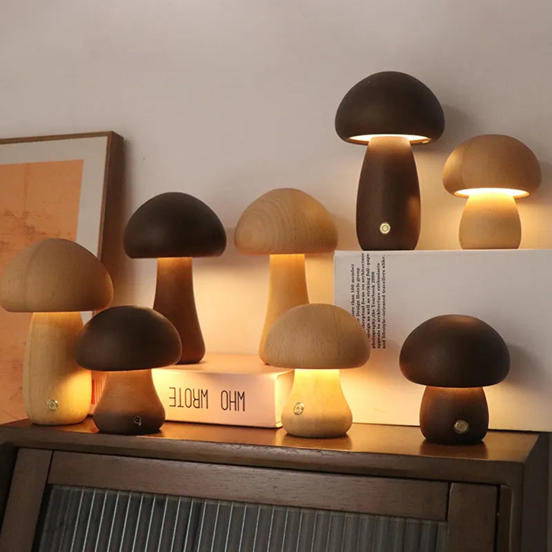 Magische Pilz-Tischlampe