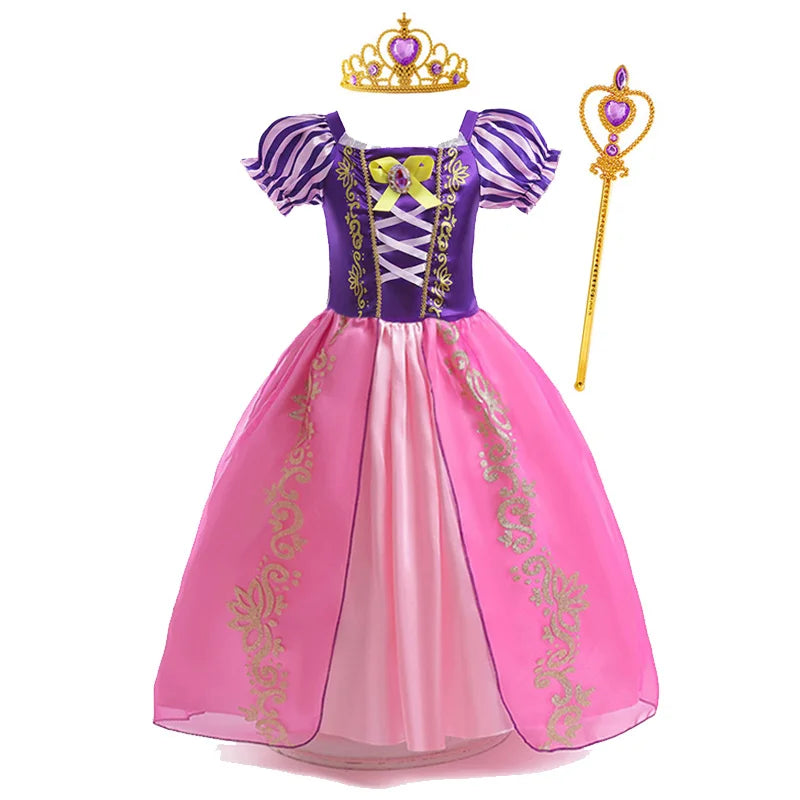 Kinder Disney Prinzessin Rapunzel Halloween Kleid