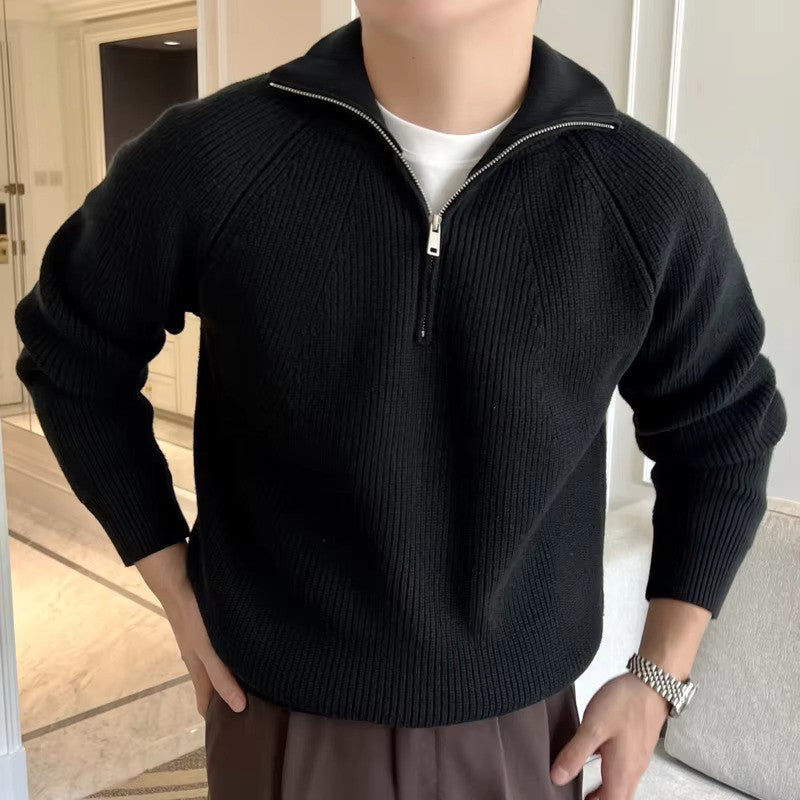 Geneva Quarter Zip Sweater