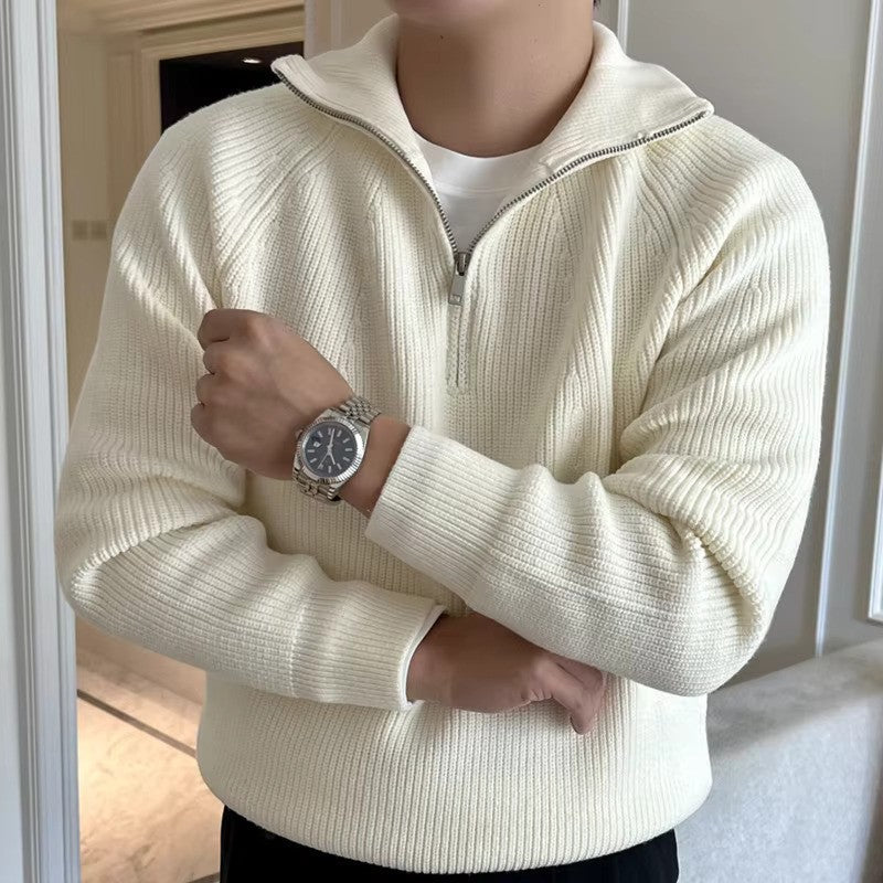 Geneva Quarter Zip Sweater