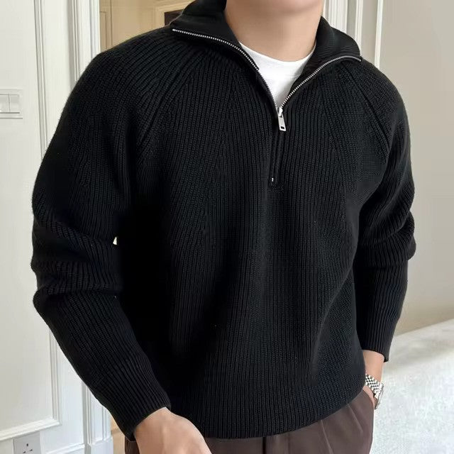 Geneva Quarter Zip Sweater