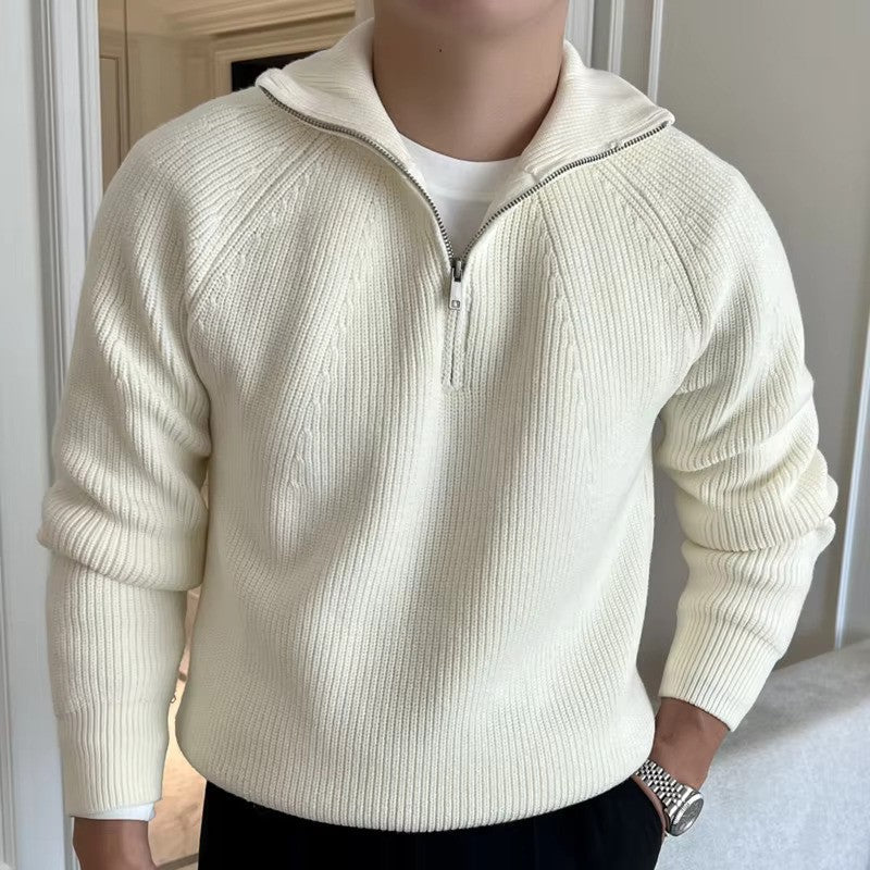 Geneva Quarter Zip Sweater
