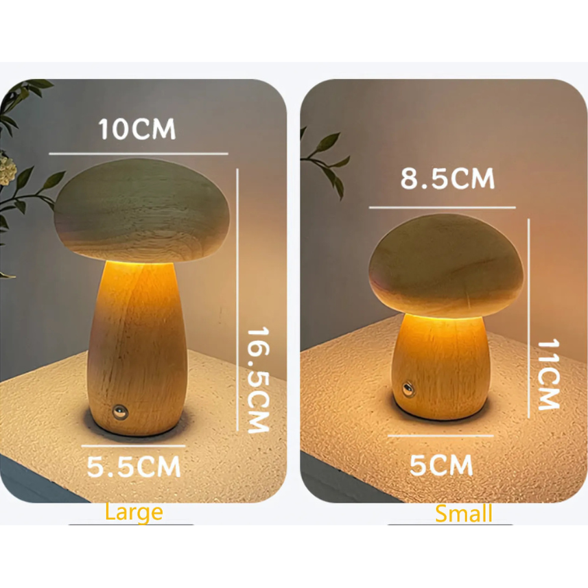 Magische Pilz-Tischlampe