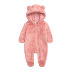 Warmer Bärenkapuzen Baby Overall Strampler