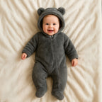 Warmer Bärenkapuzen Baby Overall Strampler
