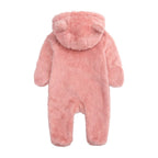 Warmer Bärenkapuzen Baby Overall Strampler