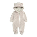 Warmer Bärenkapuzen Baby Overall Strampler